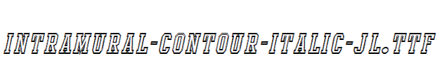 Intramural-Contour-Italic-JL.ttf