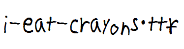 i-eat-crayons.ttf