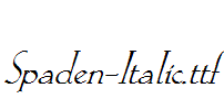 Spaden-Italic.ttf