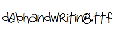 debhandwriting.ttf