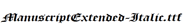 ManuscriptExtended-Italic.ttf