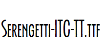 Serengetti-ITC-TT.ttf