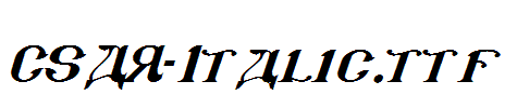 CSAR-Italic.ttf