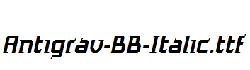 Antigrav-BB-Italic.ttf