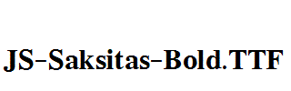 JS-Saksitas-Bold.ttf