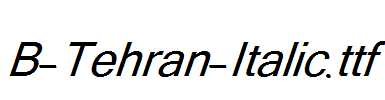 B-Tehran-Italic.ttf