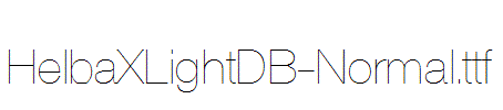 HelbaXLightDB-Normal.ttf