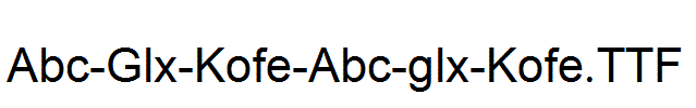 Abc-Glx-Kofe-Abc-glx-Kofe.ttf