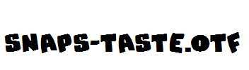 Snaps-Taste.otf