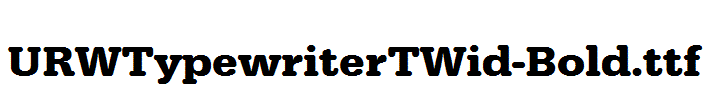 URWTypewriterTWid-Bold.ttf