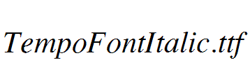 TempoFontItalic.ttf