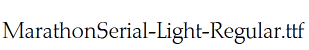 MarathonSerial-Light-Regular.ttf