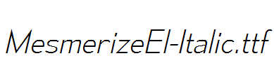 MesmerizeEl-Italic.ttf