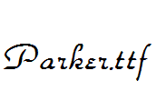 Parker.ttf