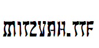 Mitzvah.ttf