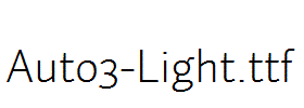 Auto3-Light.ttf