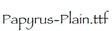 Papyrus-Plain.ttf