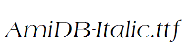 AmiDB-Italic.ttf