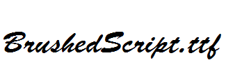 BrushedScript.ttf