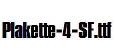 Plakette-4-SF.ttf