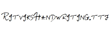 RitviksHandwriting.ttf