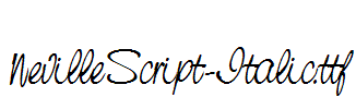 NevilleScript-Italic.ttf