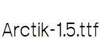 Arctik-1.5.ttf