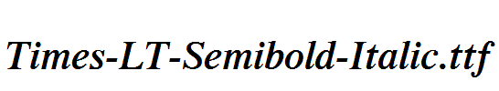 Times-LT-Semibold-Italic.ttf