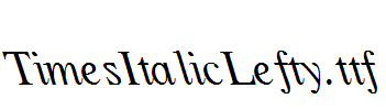 TimesItalicLefty.ttf