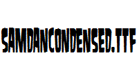 SamdanCondensed.ttf