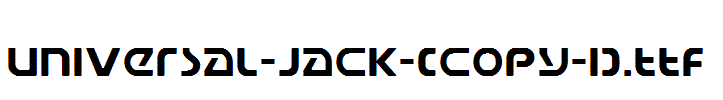 Universal-Jack-[copy-1].ttf