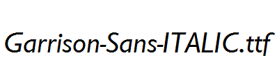 Garrison-Sans-ITALIC.ttf