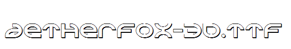 Aetherfox-3D.ttf