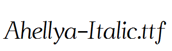 Ahellya-Italic.ttf