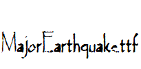 MajorEarthquake.ttf