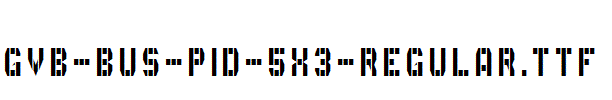 GVB-Bus-PID-5×3-Regular.ttf