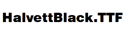 HalvettBlack.ttf