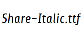 Share-Italic.ttf