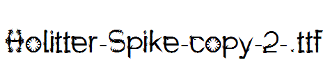 Holitter-Spike-copy-2-.ttf