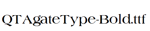 QTAgateType-Bold.ttf