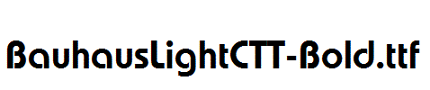 BauhausLightCTT-Bold.ttf