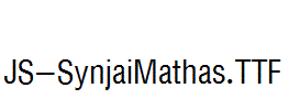 JS-SynjaiMathas.ttf