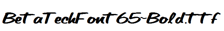 BetaTechFont65-Bold.ttf