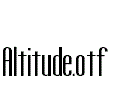 Altitude.otf