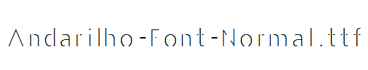 Andarilho-Font-Normal.ttf