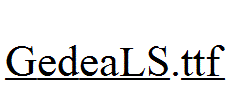 GedeaLS.ttf