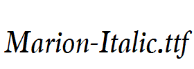 Marion-Italic.ttf