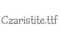 Czaristite.ttf