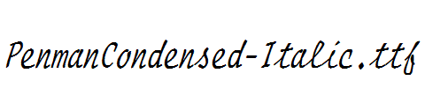 PenmanCondensed-Italic.ttf