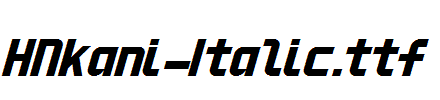 HNkani-Italic.ttf